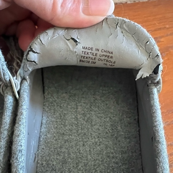 Michael Michael Kors Gray Poppy Flannel Slip On Loafers - Picture 11 of 11